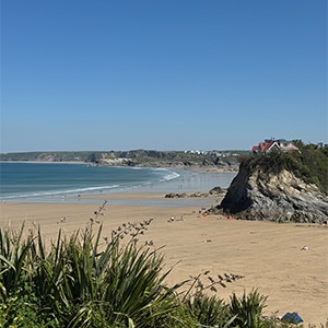 Towan Beach in Newquay