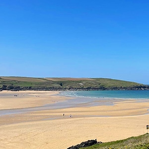Crantock Beach in Newquay
